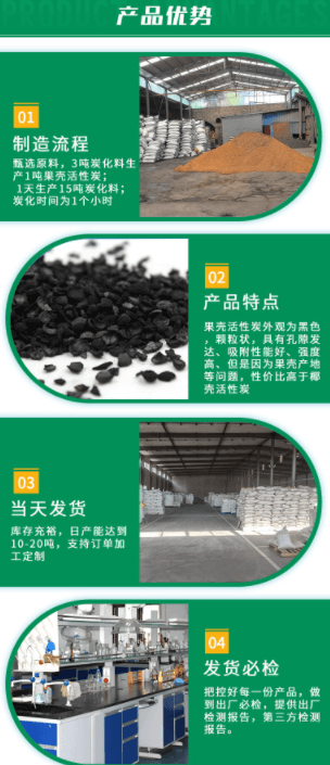 <a href=http://tlxpmc.com/gkhxt/ target=_blank class=infotextkey>果殼活性炭</a>產(chǎn)品優(yōu)勢